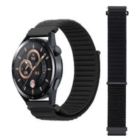 Pasek do Samsung Galaxy Watch 4 5 6 7 40/44/45/46/47mm Classic nylon czarny