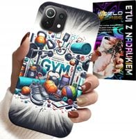 ETUI DO XIAOMI MI 11 LITE - SIŁOWNIA GYM FITNESS SPORT CASE + SZKŁO