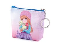 Mały portfelik - etui dziewczynka z misiem
