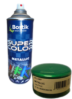 FARBA W SPRAYU LAKIER SUPER COLOR METALLIC ZIELONY 400ML