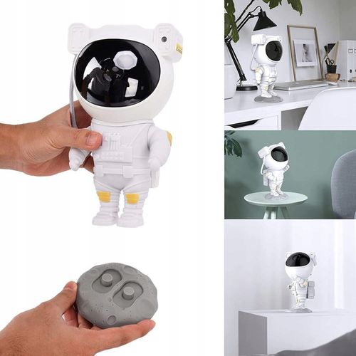 PROJEKTOR GWIAZD NIEBA DLA DZIECI RZUTNIK LED LAMPKA NOCNA ASTRONAUTA PILOT na Arena.pl