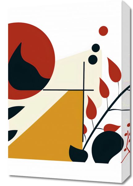 Obraz 40x60cm Ogień i Flora zdjęcie 1