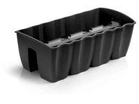 Doniczka na balustradę CROWN DCRO600 | Antracyt