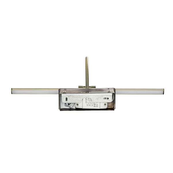 Galeryjka LAMPA ścienna GIOTTO LED 8168 Nowodvorski metalowa OPRAWA kinkiet LED 8W 3000K nad obrazy mosiądz zdjęcie 4