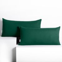 Poszewka dekoracyjna AMBER butelkowa zieleń 40x80   jersey  x2