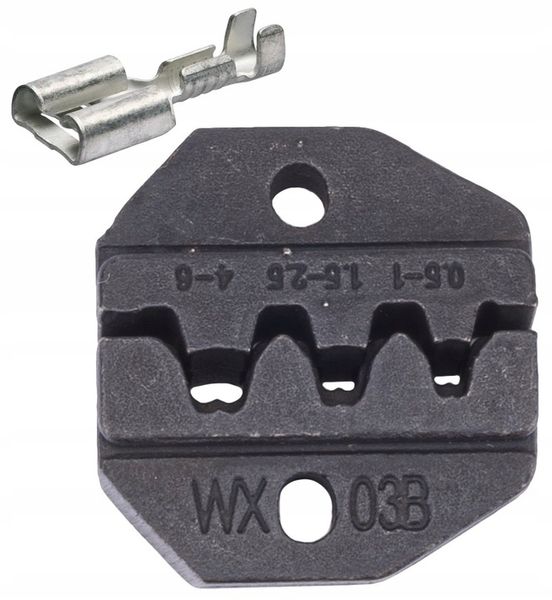 Zaciskarka Do Konektorów 5 Matryc 10-35 mm + Ściągacz do Izolacji 0,2-6 mm zdjęcie 4