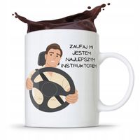 Dla Instruktora Kubek Prezent Zaufaj Mi! Z Nadrukiem Ze Zdjęciem