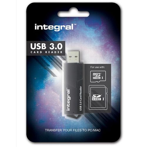Integral MultiCard Reader - Czytnik kart pamięci SD/microSD, USB 3.0 na Arena.pl