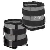 ZESTAW CIĘŻARKÓW NA RĘCE NOGI NADGARSTKI OBCIĄŻENIA CIĘŻARKI FITNESS 2x2 kg