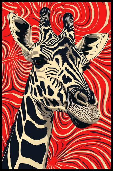 Plakat 53x81cm Wzrok Żyrafy zdjęcie 2