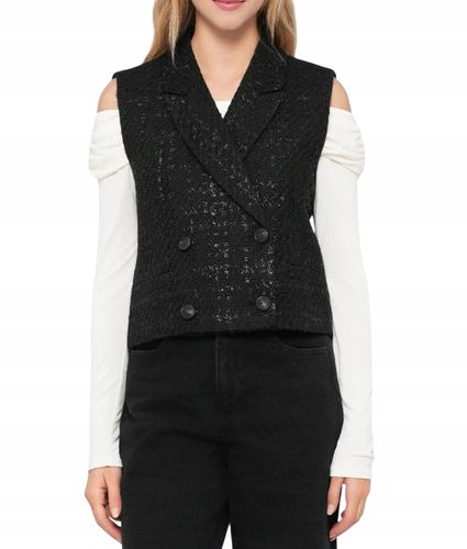ONLY ONLNUNA - Waistcoat - black r,38 na Arena.pl