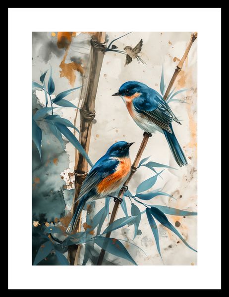 Plakat 21x29,7cm Trzy Ptaki zdjęcie 3