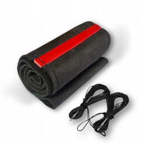 POKROWIEC NA KIEROWNICĘ ALCANTARA ZAMSZOWY Z Jednego Kawałka DO OBSZYCIA na Arena.pl