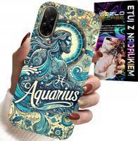 ETUI DO SAMSUNG GALAXY A07 4G - ZNAK ZODIAKU, WODNIK, ASTRONOMIA PLECKI