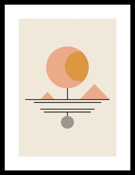 Plakat 21x29,7cm Geometryczna Utopia zdjęcie 3