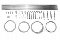 ZESTAW DO MONTAŻU ZEWNĘTRZNYCH ROLET RZYMSKICH POZIOMYCH DO METALU- DUŻY