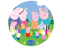 Opłatek na tort Świnka Peppa