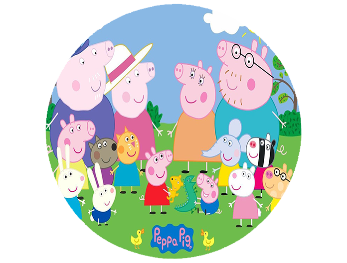 Opłatek na tort Świnka Peppa zdjęcie 1