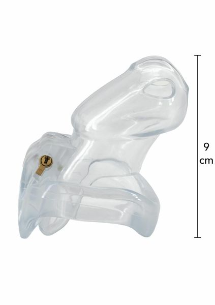 Clear Control Cock Cage Long zdjęcie 3