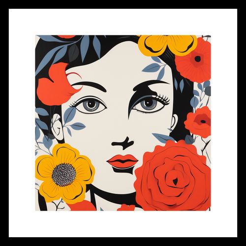 Plakat 20x20cm Kwiatowa Aura na Arena.pl
