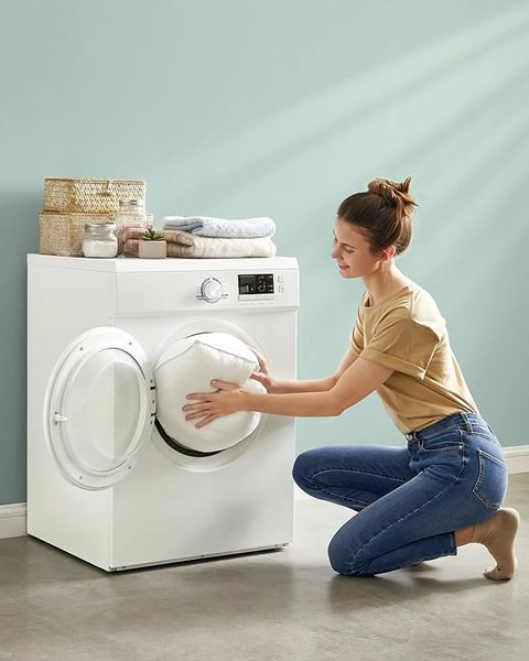 Poduszka do spania Songmics 80 x 40 cm wypełnienie 800 g z torbą zdjęcie 2