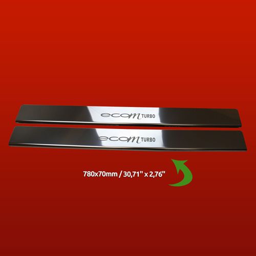 Listwa progowa OPEL ASTRA MK6/J/IV Stal nierdzewna 304 połysk 2szt na Arena.pl