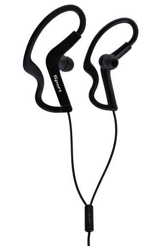 Słuchawki sportowe basic - czarne na Arena.pl