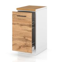 Szafka Kuchenna Stojąca Z Blatem Szafka Cargo 40cm Spremium Dąb Wotan