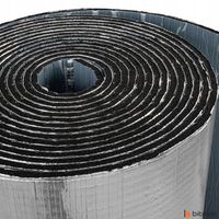 MATA PIANKA gumowa wygłuszająca z ALUMINIUM 6mm paroizolacja folia z klejem