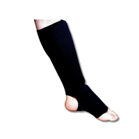 Ochraniacze Elastyczne Goleń Stopa Czarne XL