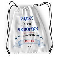 Plecak Dla Szofera Sportowy Szkolny Worek Torba Z Nadrukiem Ze Zdjęciem