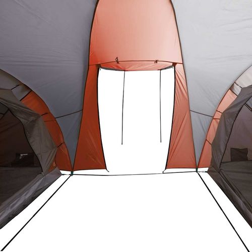 Namiot rodzinny, 6-os., szaro-pomarańczowy, wodoszczelny na Arena.pl