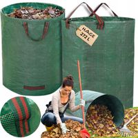 KOSZ OGRODOWY WOREK NA LIŚCIE TRAWĘ ODPADY 272L SKŁADANY MOCNY Z UCHWYTAMI