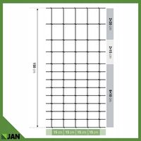 SIATKA LEŚNA ogrodzeniowa 150/13/15 L 50m BUDOWLANA gratis na kury SARNY