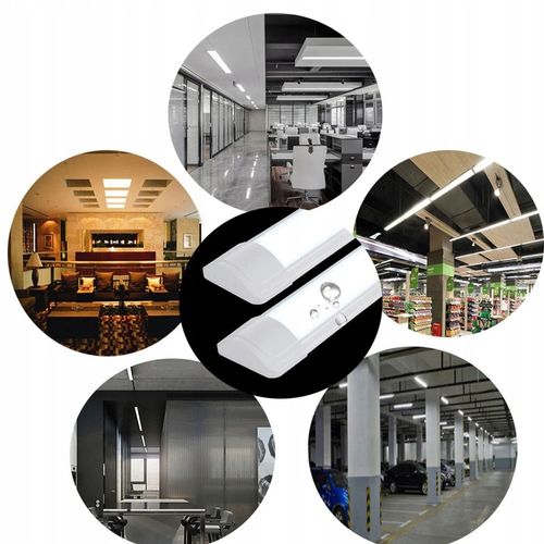 2x Lampa LED 120cm NATYNKOWA PANEL Oprawa 36W IP20 Baten na Arena.pl