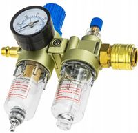 REDUKTOR POWIETRZA FILTR NAOLEJACZ SPRĘŻARKI ODWADNIACZ DO KOMPRESORA 1/4"