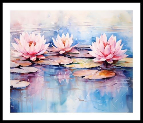 Plakat 60x50cm Spokojne Odbicia na Arena.pl