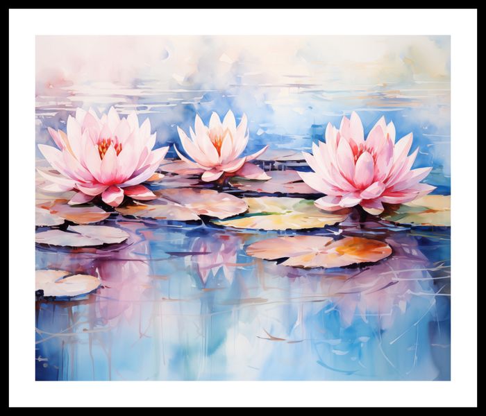 Plakat 60x50cm Spokojne Odbicia zdjęcie 3