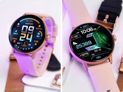 SMARTWATCH DAMSKI ZŁOTY ZEGAREK PL MENU ROZMOWY DYKATFON ZDJĘCIA TŁUMACZ AI na Arena.pl