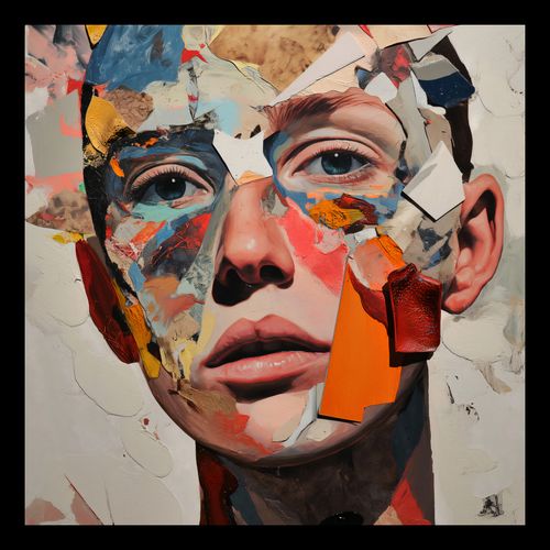 Plakat 20x20cm Podział Samego Siebie na Arena.pl