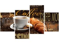 140CM 70 OBRAZ PORANNA KAWA ŚCIENNY