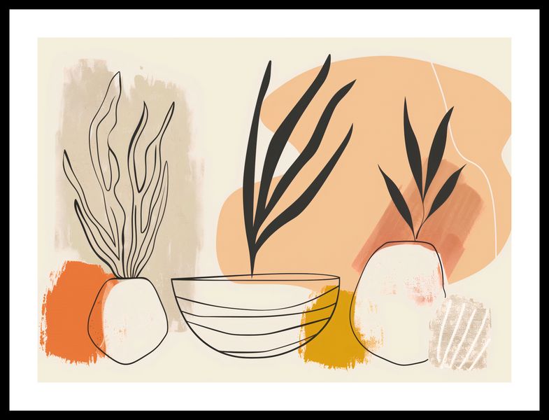 Plakat 55x40cm Szkice Botaniczne zdjęcie 3