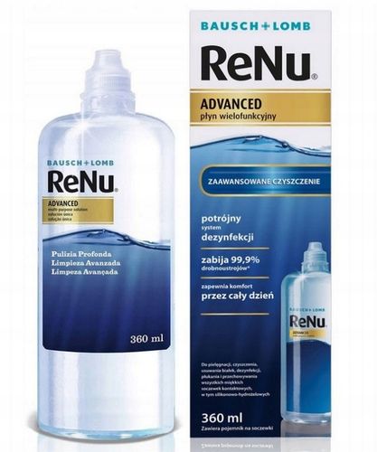 Płyn do soczewek kontaktowych Bausch&Lomb ReNu Advanced, 360 ml na Arena.pl