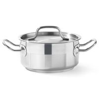 garnek niski profi line z pokrywką 2,8 l śr. 200 x 90 h - hendi 830208