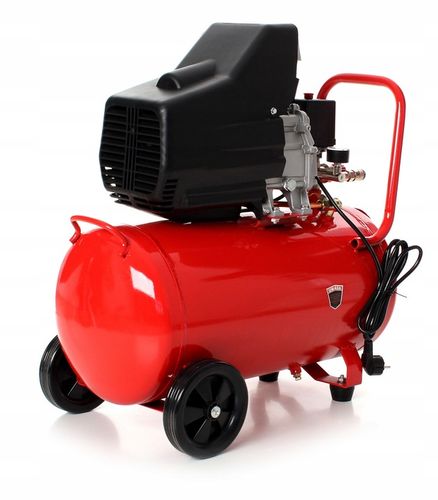 KOMPRESOR OLEJOWY SPRĘŻARKA 50L 9 BAR GRATIS ZESTAW 6w1 + 2x OLEJ 1L na Arena.pl