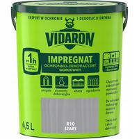 Vidaron Impregnat Ogrodowy R10 szary 4,5 L