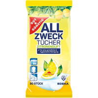 g&g zitronenduft uniwersalne chusteczki nawilżone 80 szt.