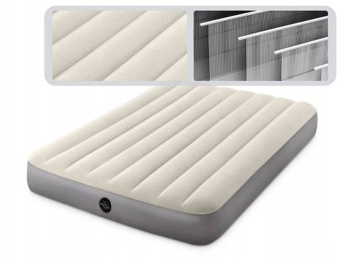 Materac Dmuchany Dwuosobowy Welurowy Łóżko Intex MODEL 2024 na Arena.pl