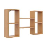 Nowoczesna półka ścienna, 102x18x60 cm, olcha, mat | TYLETEGOTU