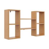 Nowoczesna półka ścienna, 102x18x60 cm, olcha, mat | TYLETEGOTU